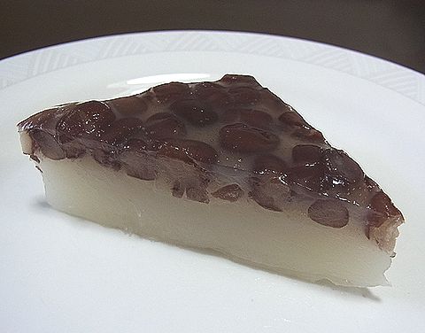 アズキ、和菓子の「水無月」