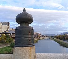 五条大橋の擬宝珠