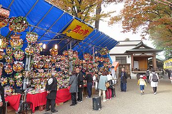 タケ、酉の市、熊手