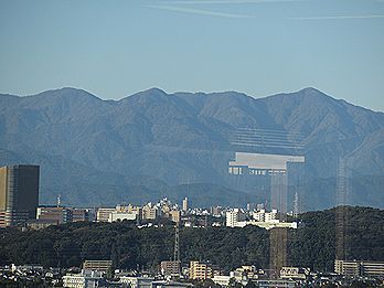 丹沢山(1567m)、蛭ヶ岳(1673m)あたり